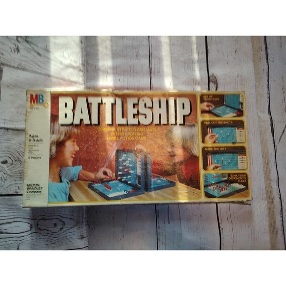 Vintage Milton Bradley Battleship Board Game 4730 Complete, Original Box READ - Picture 1 of 11